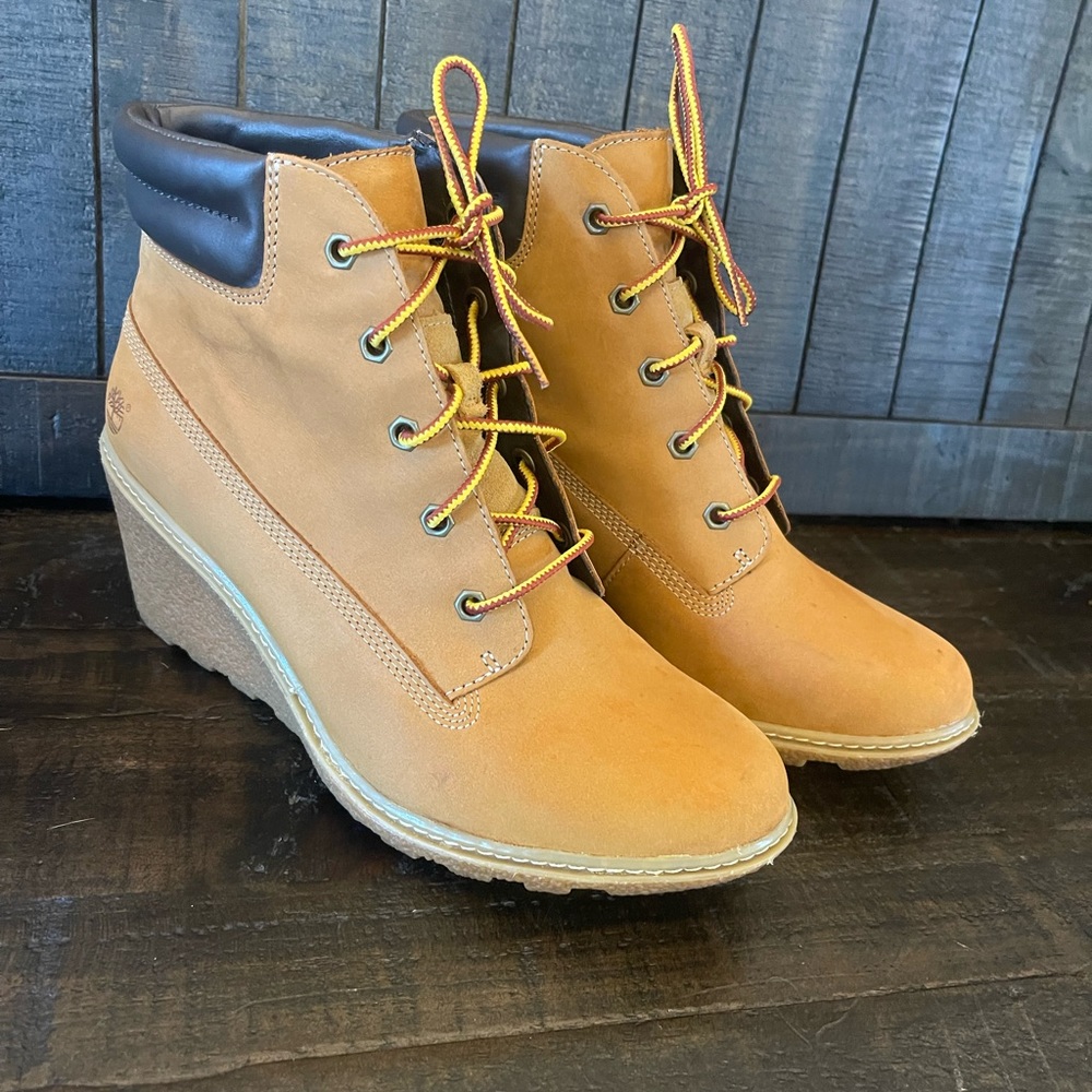 Timberland Wedge Boot size 8.5